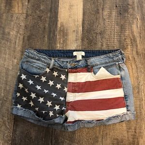 Forever 21 American Flag Jeans